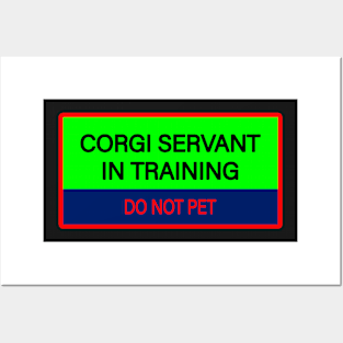 Corgi Servant In Training Posters and Art